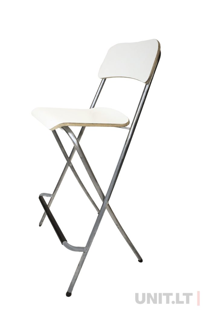 Folding High Chair - White