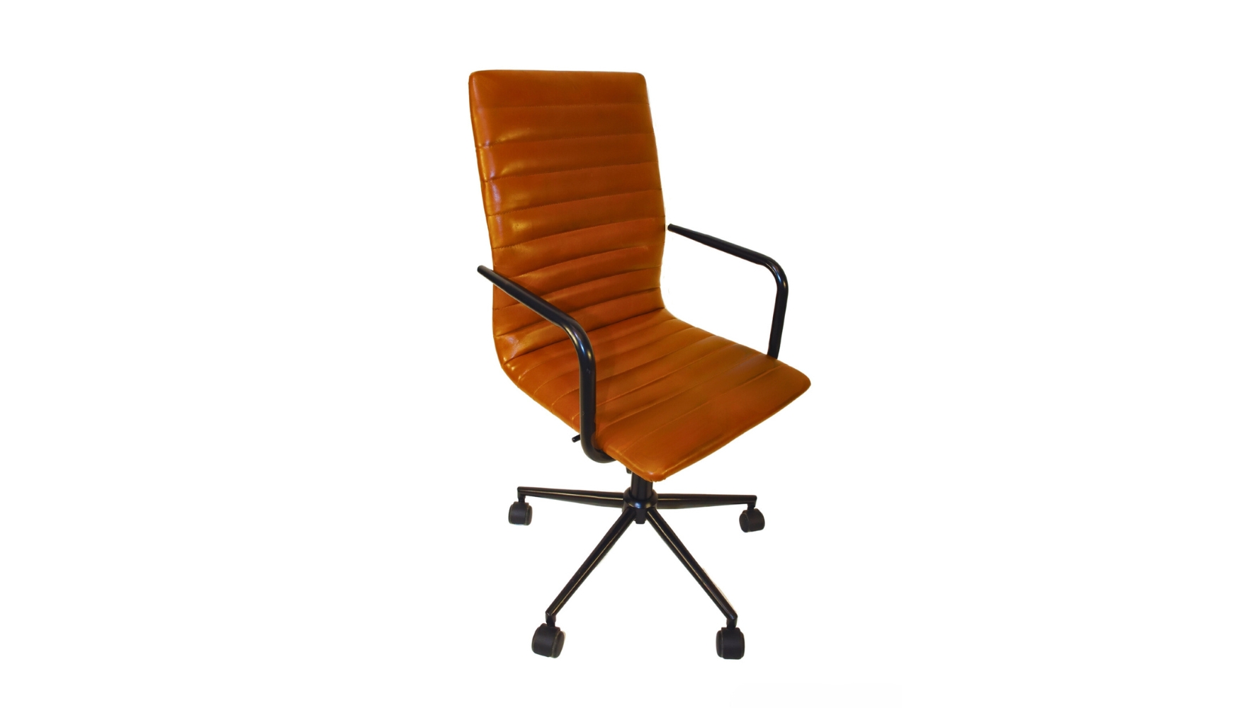 Office Chair - Brown Leather