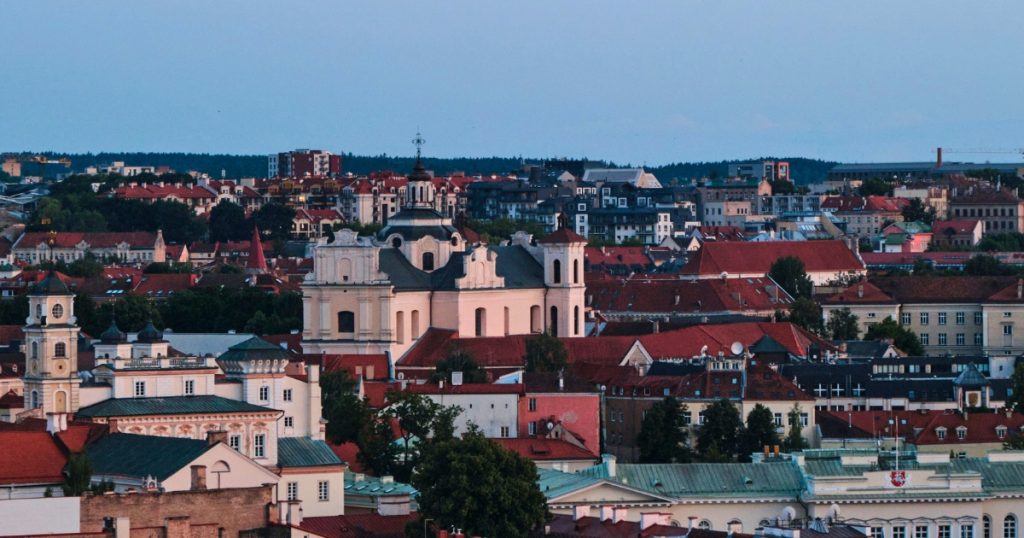 Vilnius city panorama