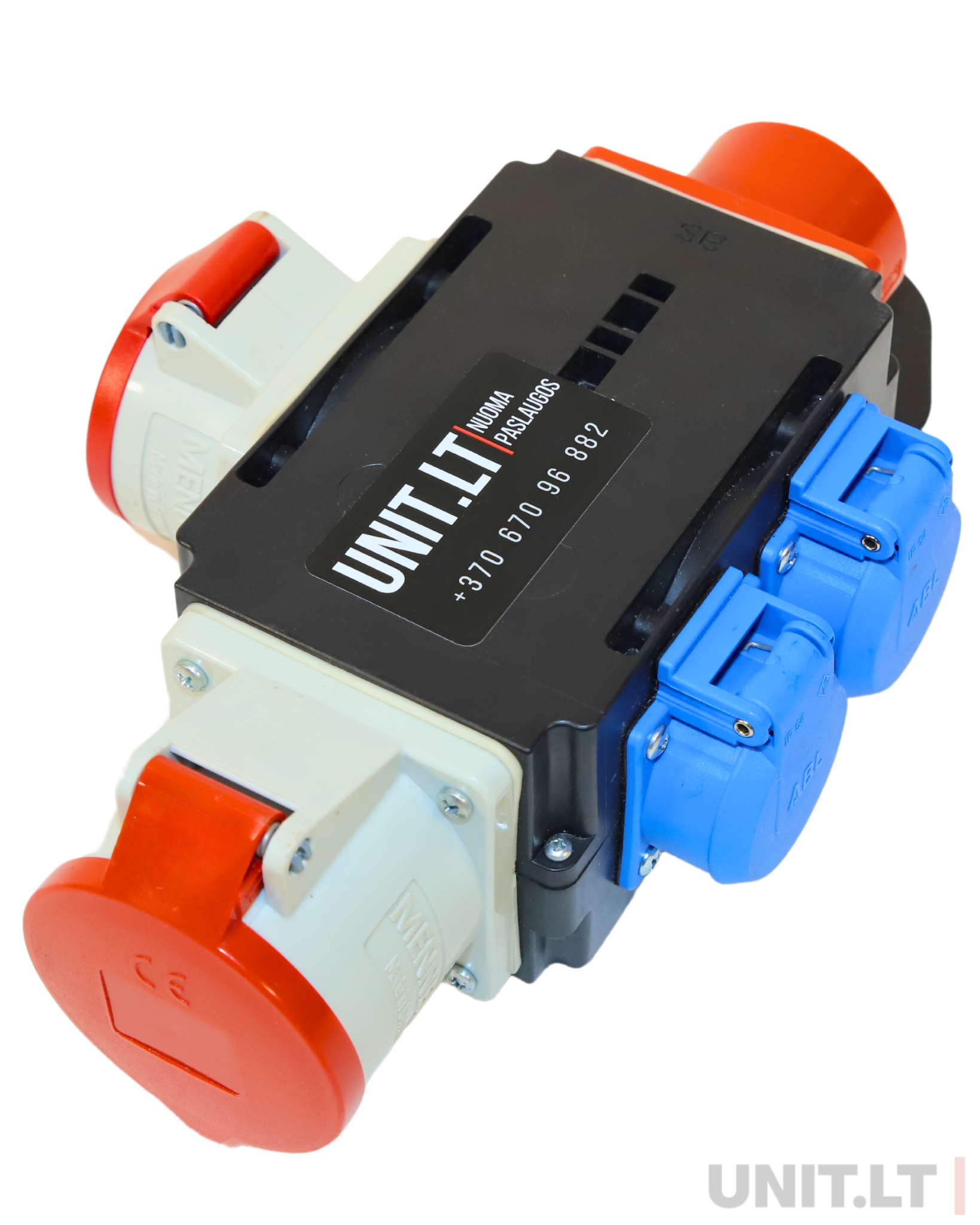thumbnail image 2 of MobaLed1 Power Distribution Board Splitter – 10 Plugs + Status LED For Model Railways (Made In Germany) 2 of 5
